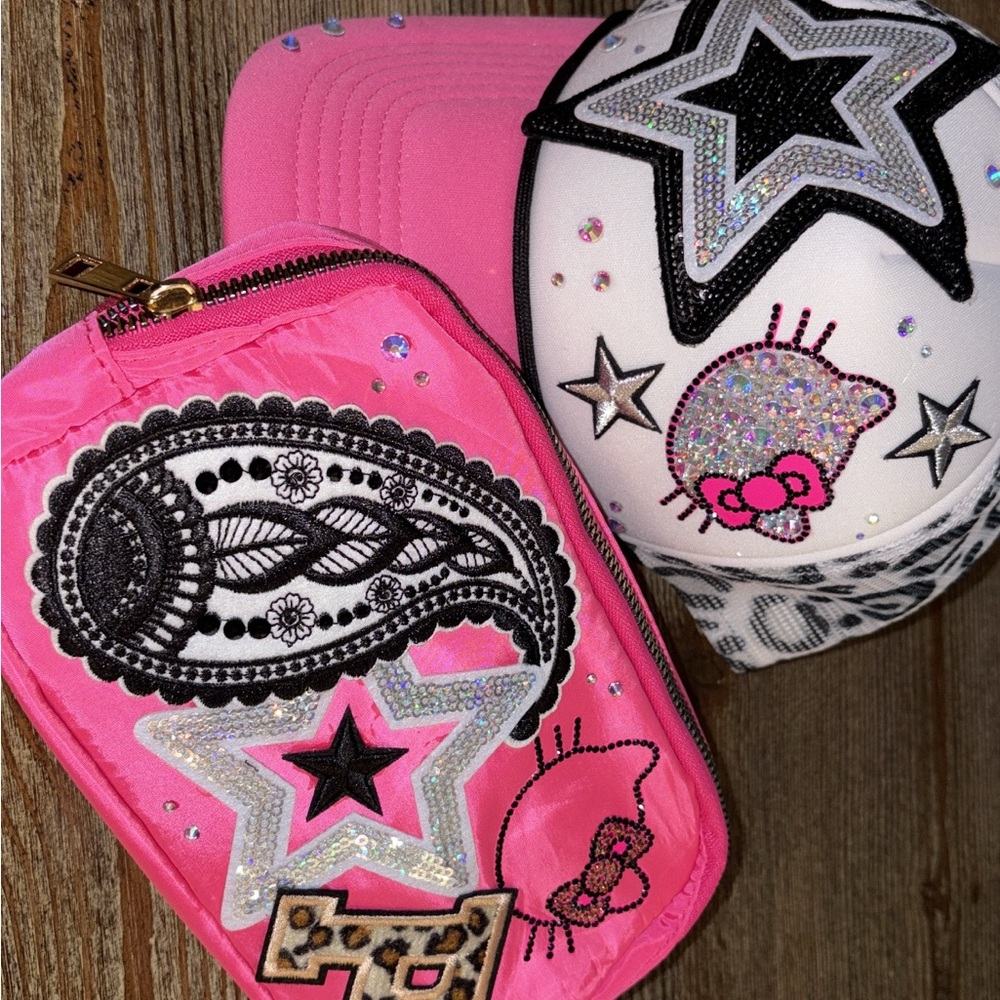 Custom hat & crossbody (made to order)